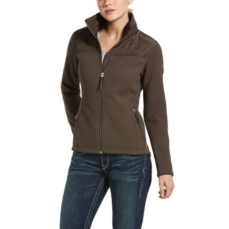 Ariat Jacke Damen - Kalispell Full Zip DunkelBraun ( ESRIH-3705 )